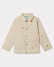 'Fruits Stickers' cotton jacket